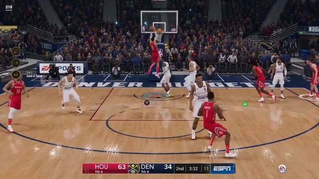 EA NBA LIVE 19 XboxOne Career NBA League: vs. Nuggets смотреть онлайн