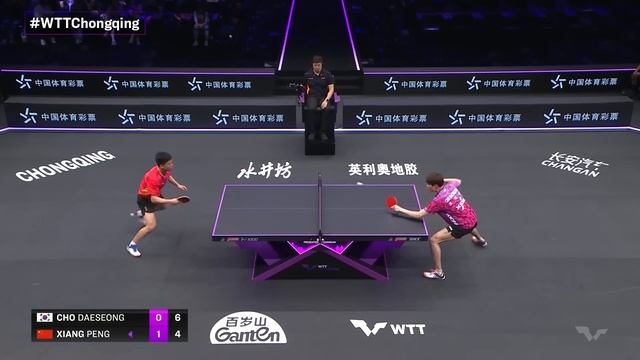 Cho Daeseong Vs Xiang Peng | MS R32 | WTT Champions Chongqing 2024