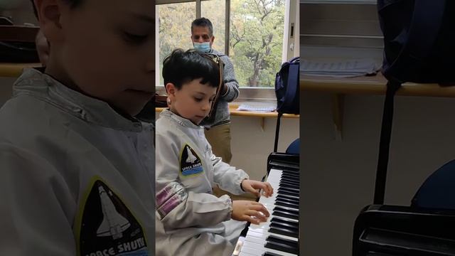 Hungarian Chardash, Czardas, Ethan Tichman (8 Year Old) & Yechiam Marks, Piano & Accordion