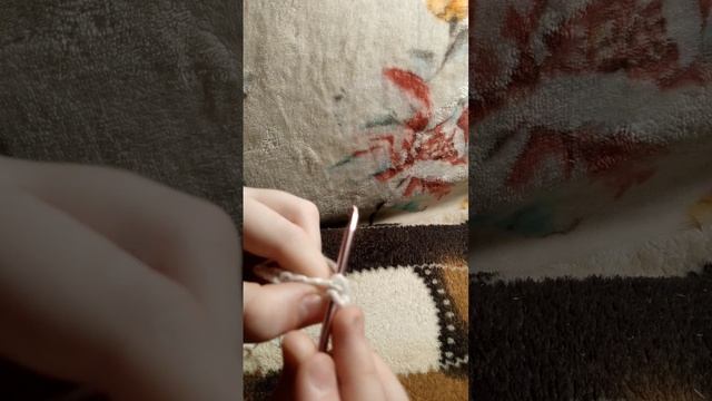 вяжем столбики без накида