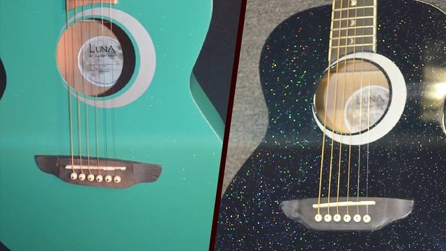 Luna Aurora Borealis Guitar: Stunning Looks, Celestial Sounds смотреть онлайн