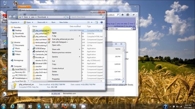 I can't open chm file in windows 7 смотреть онлайн