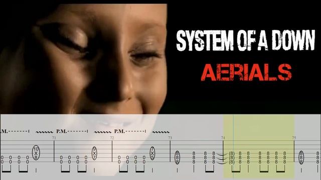 System Of A Down - Aerials  [GUITAR BACKING TRACK + TAB]