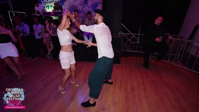 Panagiotis & Irina - Salsa Social Dancing | Croatian Summer Salsa Festival 2022 (Rovinj)