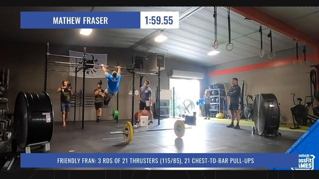 Mathew Fraser Friendly Fran World Record, 3:08