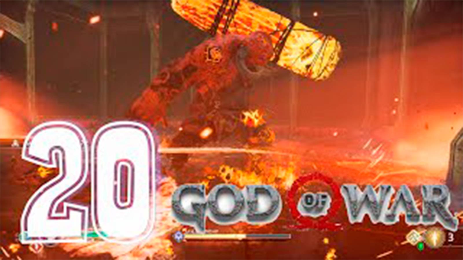 Прохождение God of War 4. часть 20. Босс Дейди Мюнр