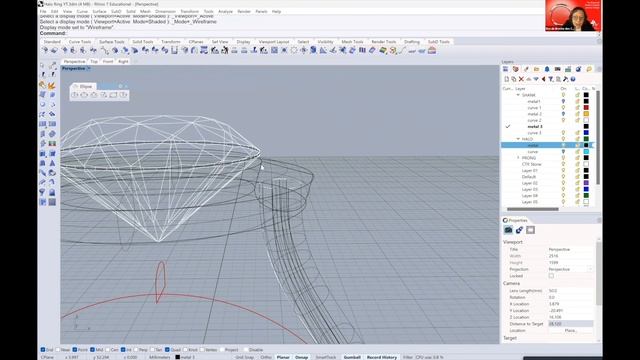 Build a Halo Ring - with Subtitles #rhinoceros3d #rhinotutorial #halo #ring смотреть онлайн