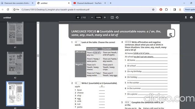 Ағылшын тілінен 6-сынып үй тапсырмасы (English Plus Workbook - Unit 5 grade 6) смотреть онлайн