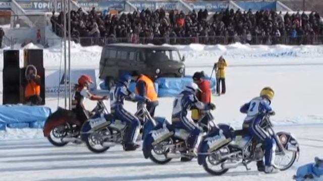 Мотогонки на льду ЛПРЮ 2013 Финал 2 день Шадринск смотреть онлайн