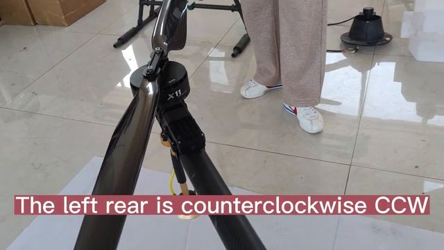 Step 3： Agras T50 Check the Propellers