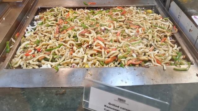 кальмары на гриле