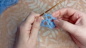 Очень симпатичный узор крючком "Веерочки"