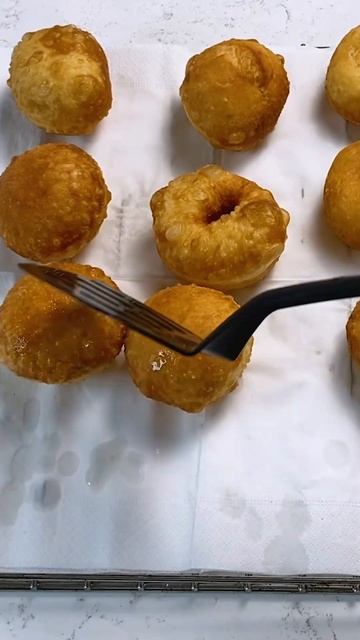 🍩 Вкусные пончики в домашних условиях  #учимсяготовить #пончики #пончик #пончикирецепт #выпечка