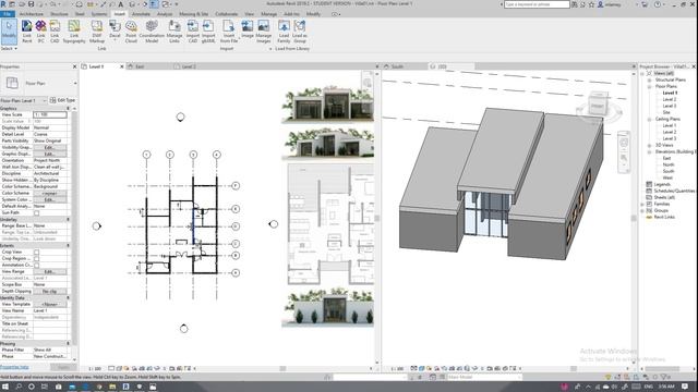 Revit to Lumion 10 Realistic Exterior Tutorial #30 Modern House смотреть онлайн