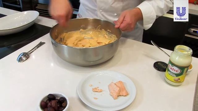 Ensalada de pasta con salmón смотреть онлайн