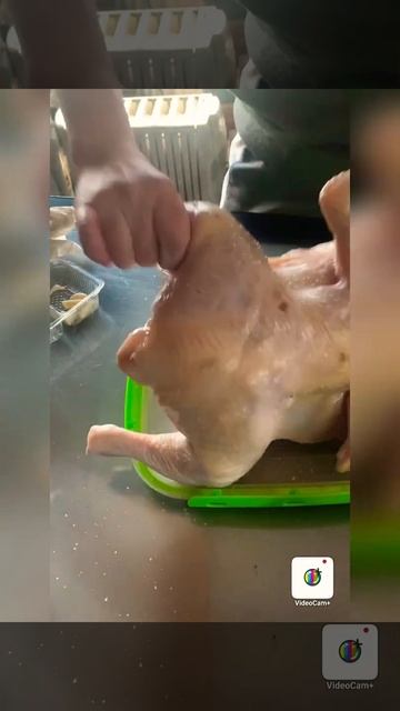 Сочная курица на мангале.