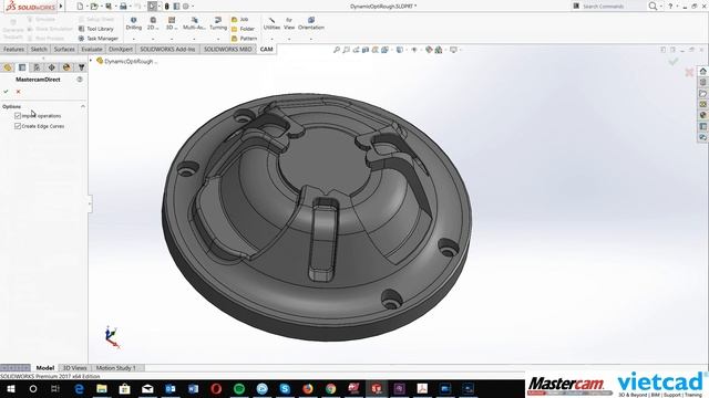 Mastercam direct add in on Solidworks смотреть онлайн