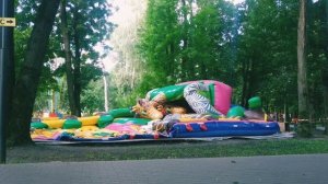 Мега батут - надулся :-)