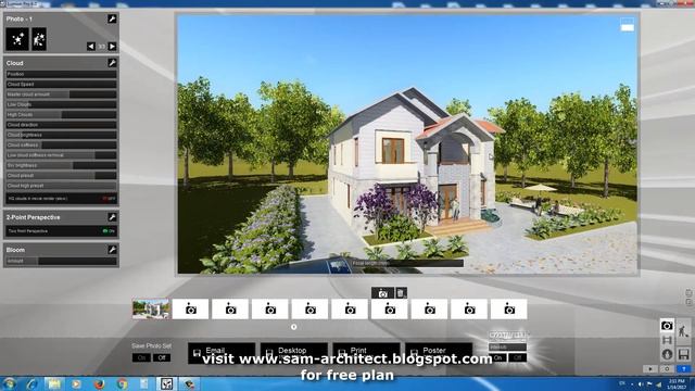 4 Bedroom House Design Idea 12x16,5m Sketchup смотреть онлайн