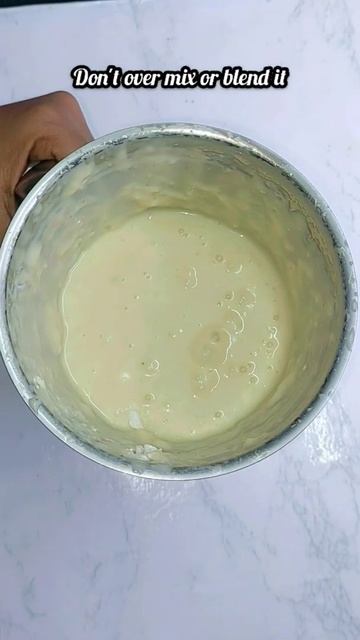 Banana Cake | 1 Minute Blender Banana Cake #shorts