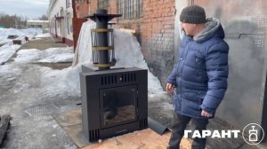 Печь для бани с большим стеклом | Вечная банная печь | Банные печи ООО "Гарант"