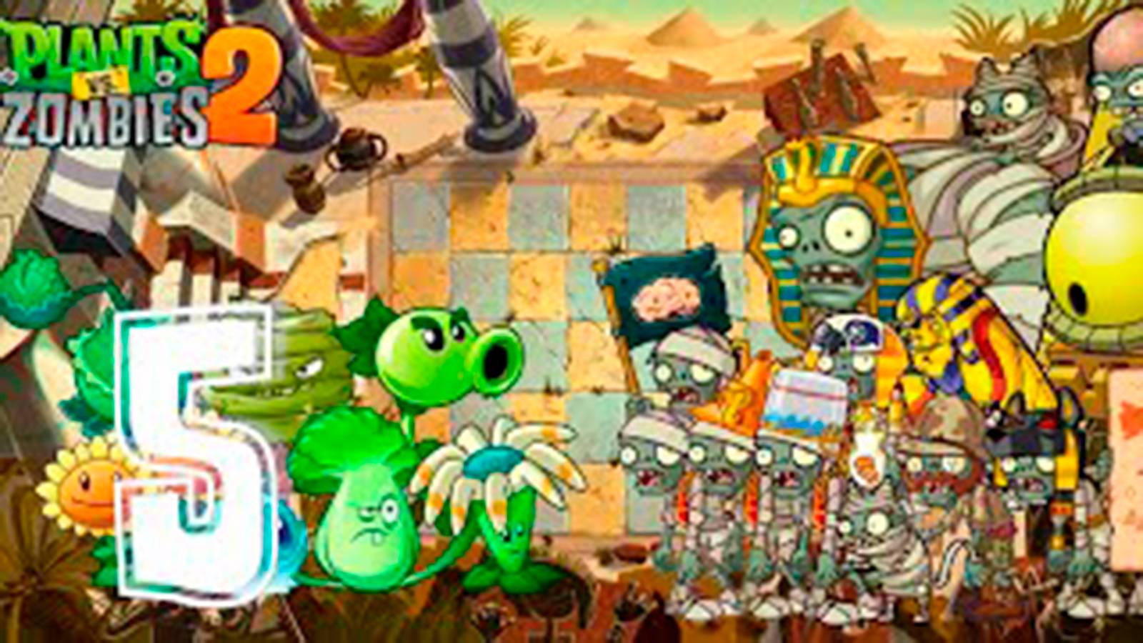 Прохождение Растение против зомби 2. Босс. серия 5