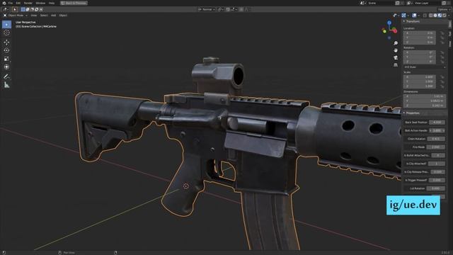 Rigged Weapon M4Carbine смотреть онлайн