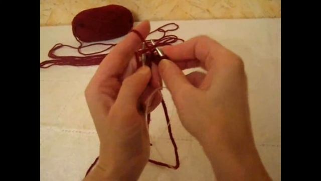 Шапка бини спицами смотреть онлайн
