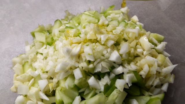 Hot Cucumber Fennel Salsa Salad - ASMR Cooking Sounds - Let's Cook Paleo