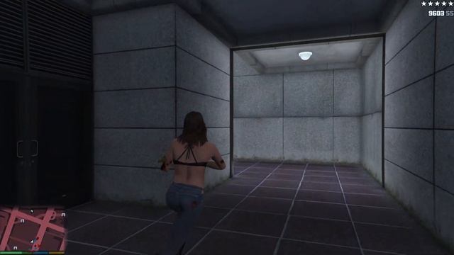 GTA 5 - CRAZY GIRL AMANDA DE SANTA FIVE STAR COP BATTLE RAMPAGE LOS SANTOS! смотреть онлайн