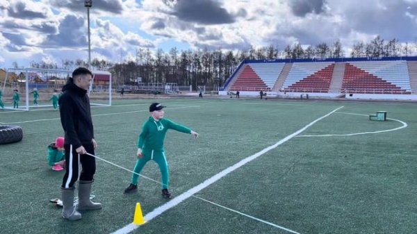 Метание мешочка, Слободчиков Мичил