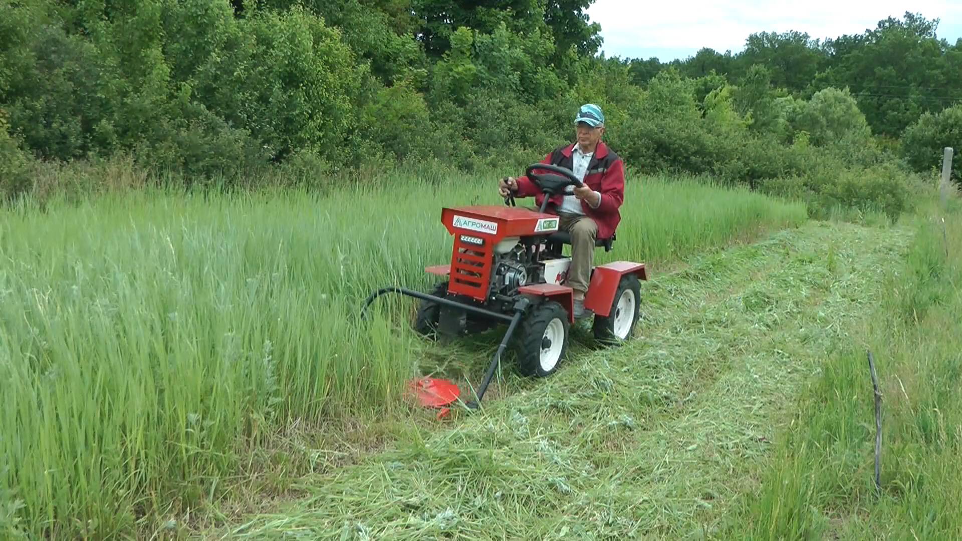 Агромаш МТ-110 на сенокосе.2023г.