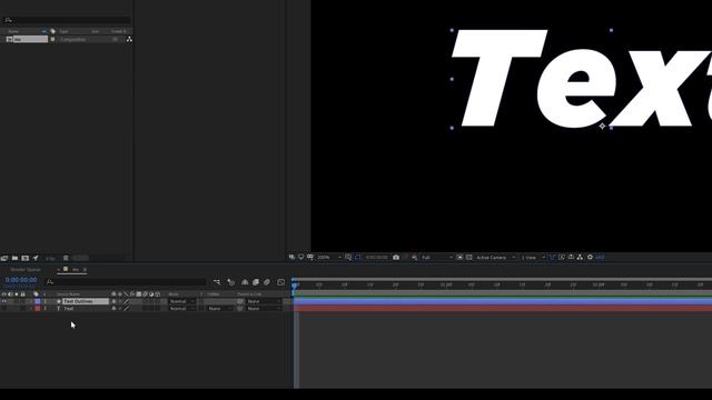 How to Convert Text to Shape Layer - After Effects Tutorial смотреть онлайн