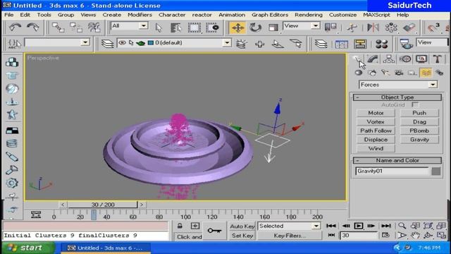 How to Make Fountain in 3ds Max смотреть онлайн