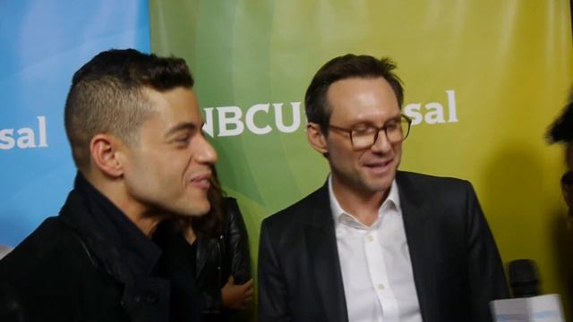 Christian Slater talks Mr. Robot смотреть онлайн