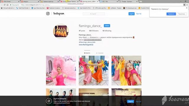 Сайт Flamingo Dance School Aghatai смотреть онлайн