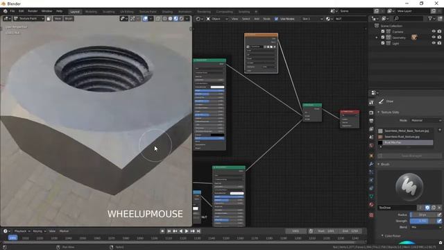 Texture painting subtance painter-likes trick Blender 2.8 смотреть онлайн