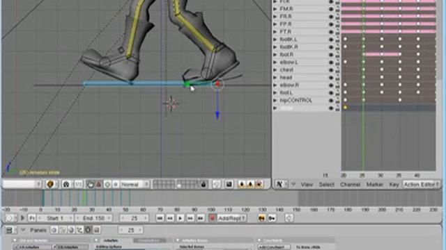 Blender Tutorial Series - Part 26 - Walking on a Path смотреть онлайн