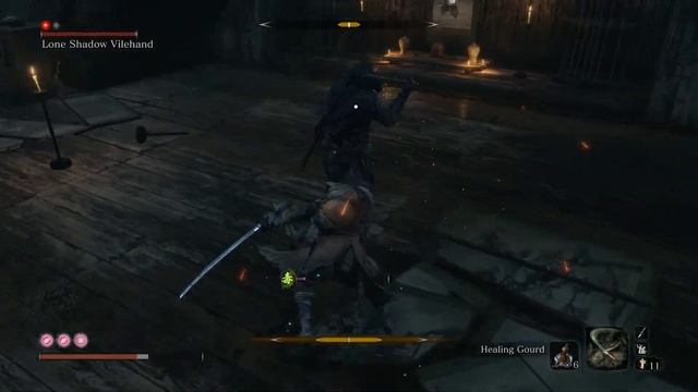 Sekiro: Shadows Die Twice - Lone Shadow Vilehand (Somewhat Easy Tactic) смотреть онлайн