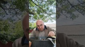 МУКБАНГ - КАРТОШКА  МЯСО 🥩 🥔 НА ПРИРОДЕ ☀🌳 ВЫГНАЛИ ИЗ ДОМА 😄