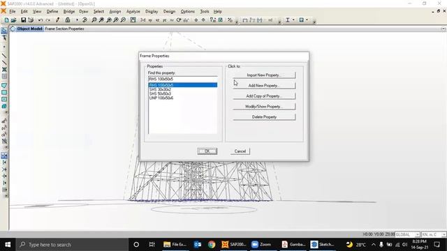 SAP2000 - Import Struktur dari Sketch Up смотреть онлайн