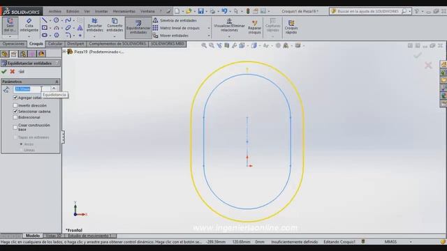 🔴 SOLIDWORKS 06 - Como Equidistanciar Entidades смотреть онлайн