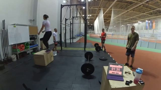 Васенева Алина,Cross Battle Wod 51, комплекс 2