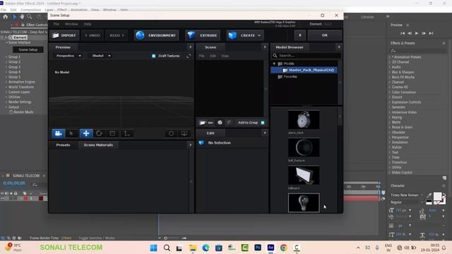 VIDEO COPILOT Element 3D v2.2.3 installation in After Effects 2024 смотреть онлайн