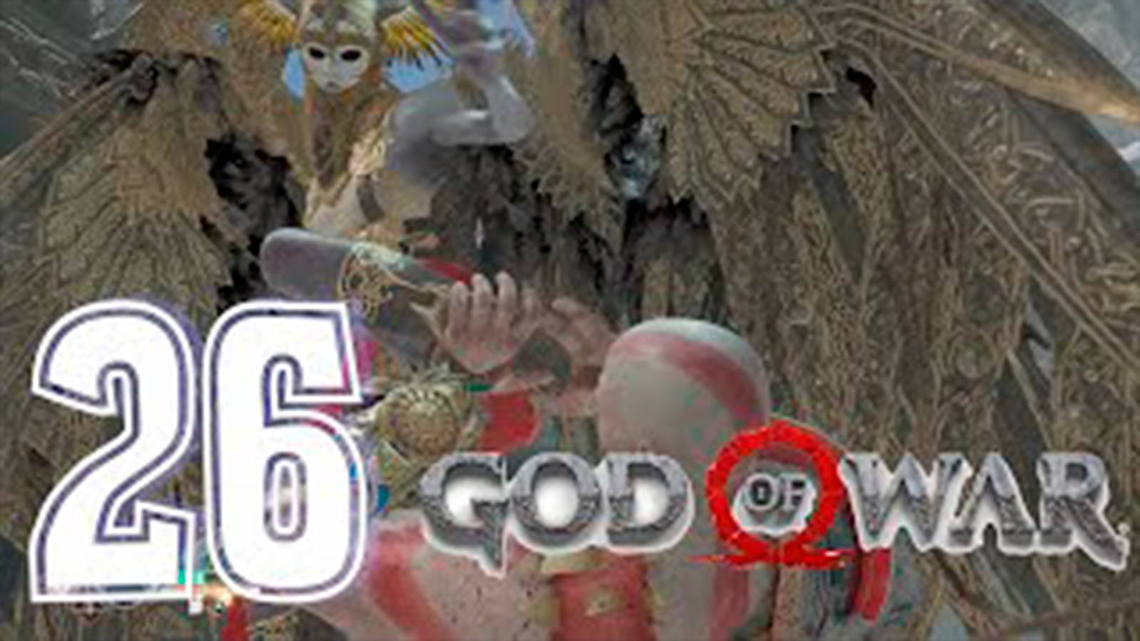 Прохождение God of War 4. часть 26. Босс Валькирия Ольрун