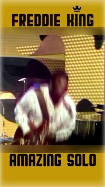 FREDDIE KING'S Amazing Slow Blues Guitar Solo #shorts #guitar #blues #guitarsolo #freddieking