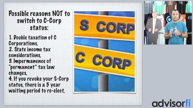 2 Minute Tax Tip Converting From A C-Corp to An S-Corp or Vise Versa Tax Reform Impacts On Business смотреть онлайн