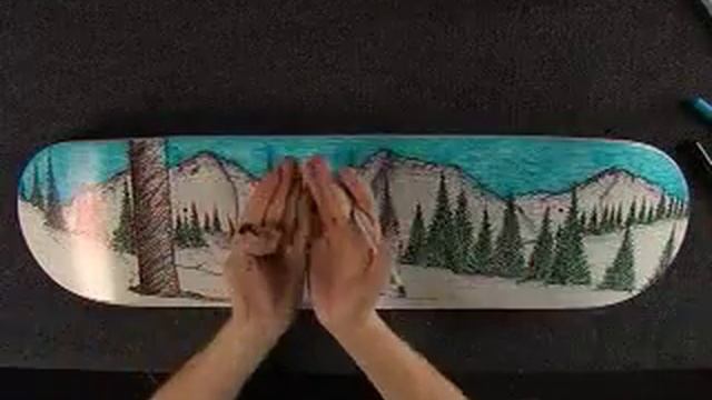 Mark Rivard Skateboard Art