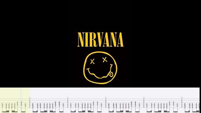 Nirvana - Smells Like Teen Spirit [GUITAR BACKING TRACK + TAB] смотреть онлайн