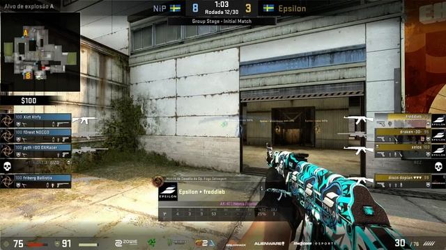 Dreamhack Summer 2016 - Ninjas in Pyjamas vs. Epsilon (Cache) - Narração PT-BR